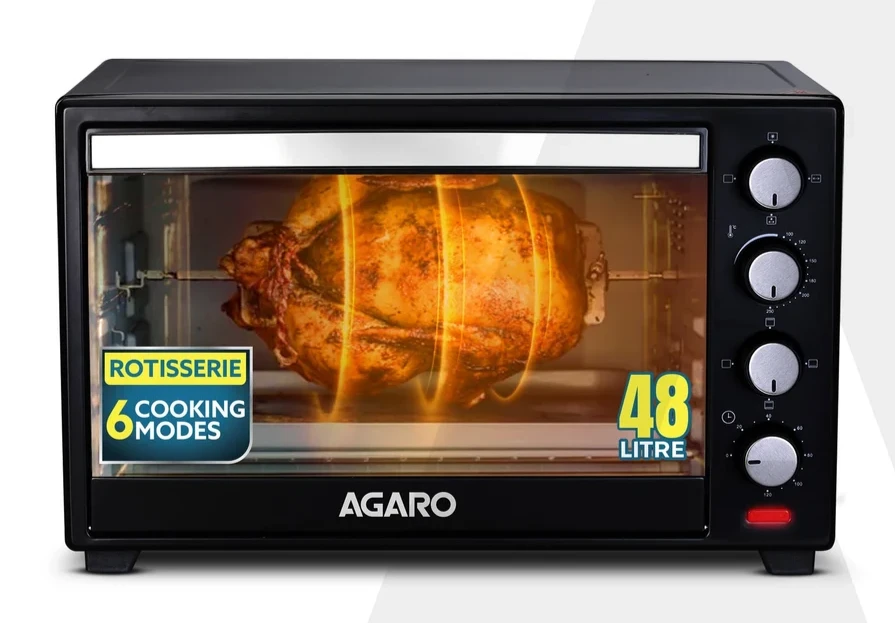 AGARO 48-litre OTG oven with rotisserie and six cooking modes