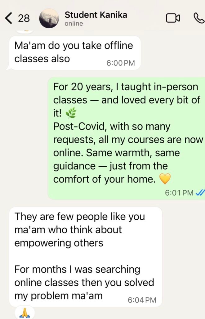 student testimonial about online baking class solving baking problems