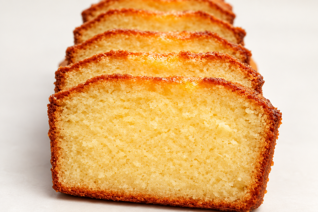Soft and moist eggless cake with a tender crumb