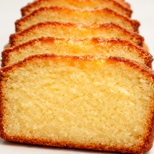Soft and moist eggless cake with a tender crumb
